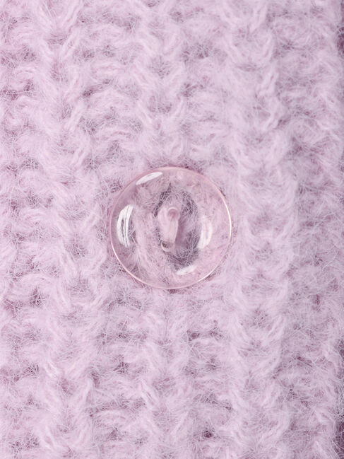 earth music&ecology「ヘアリーショートニットカーディガン」|カーディガン|