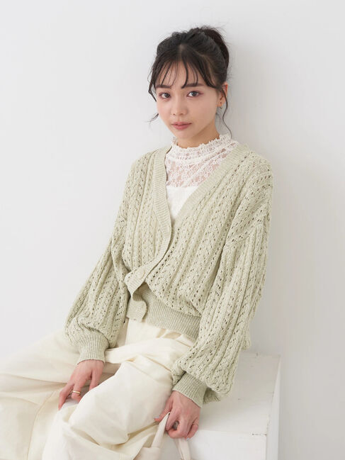 earth music&ecology「スラブヤーンスカシカーディガン」|カーディガン|