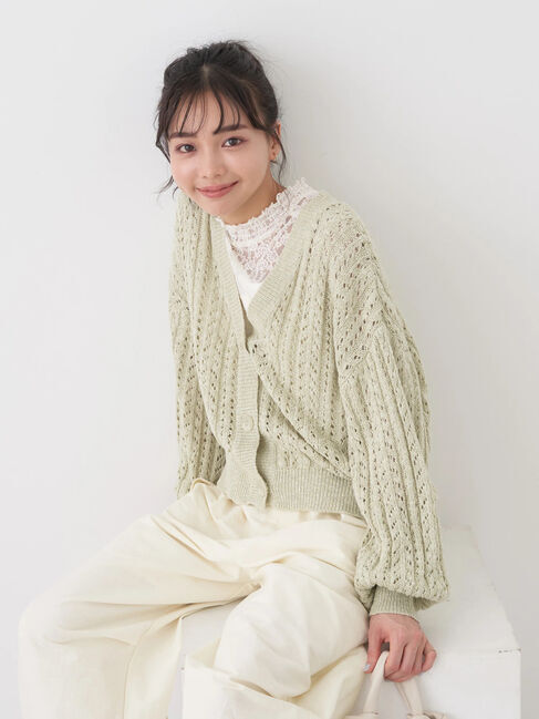 earth music&ecology「スラブヤーンスカシカーディガン」|カーディガン|