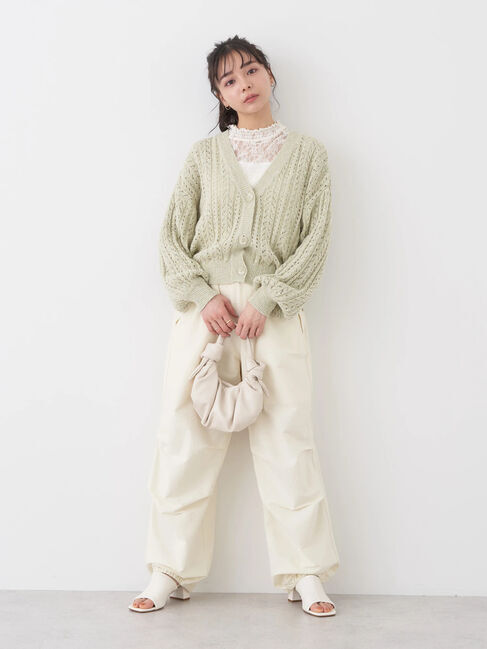 earth music&ecology「スラブヤーンスカシカーディガン」|カーディガン|