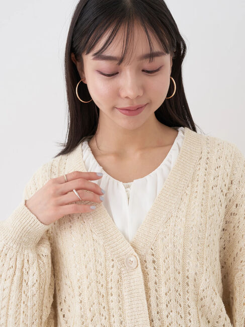 earth music&ecology「スラブヤーンスカシカーディガン」|カーディガン|