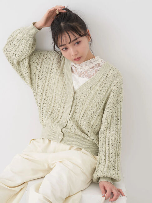 earth music&ecology「スラブヤーンスカシカーディガン」|カーディガン|