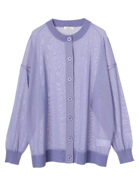earth music&ecology「シアーニットカーディガン」|カーディガン|