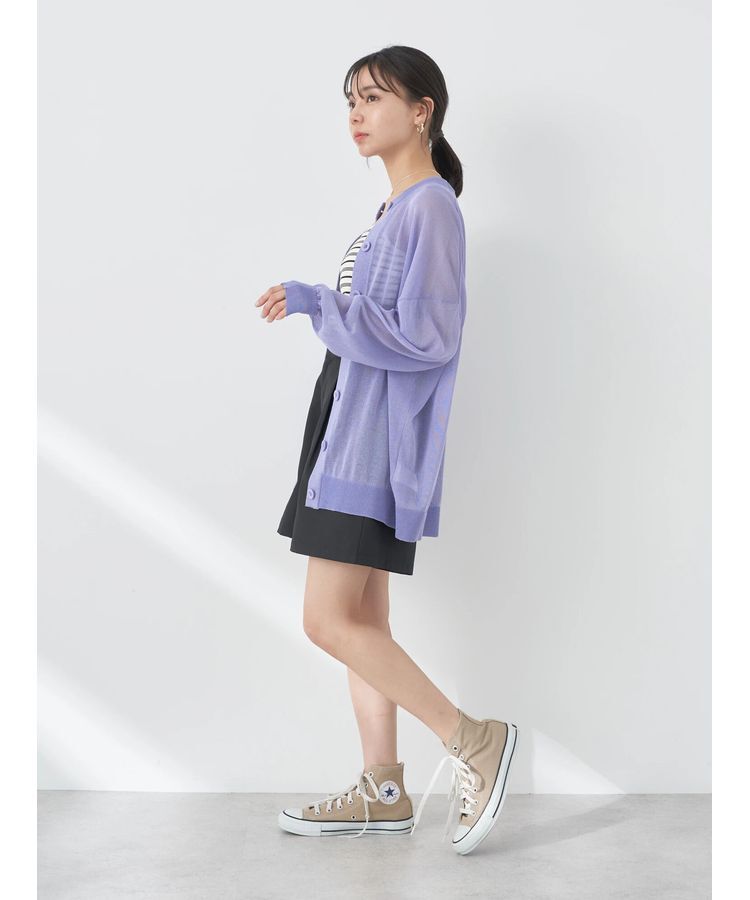 earth music&ecology「シアーニットカーディガン」|カーディガン|