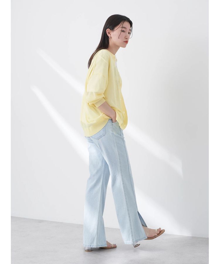 earth music&ecology「シアーニットカーディガン」|カーディガン|