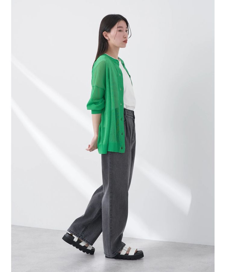 earth music&ecology「シアーニットカーディガン」|カーディガン|