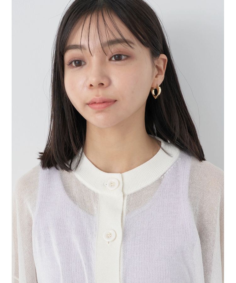 earth music&ecology「シアーニットカーディガン」|カーディガン|