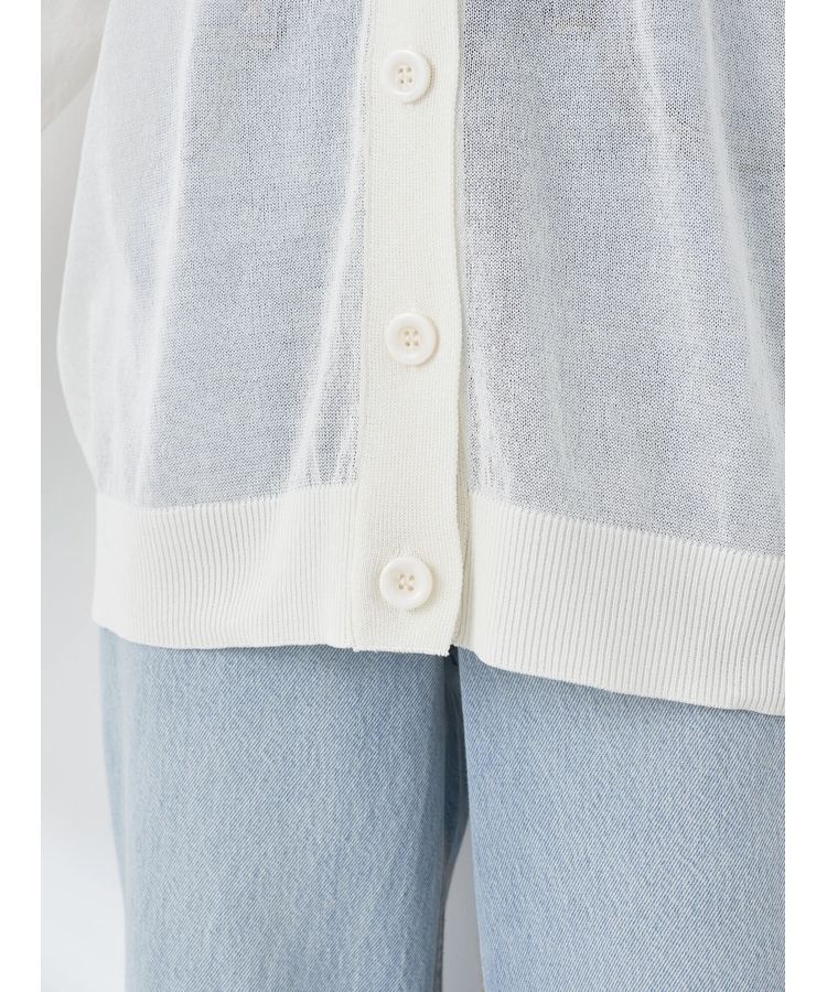 earth music&ecology「シアーニットカーディガン」|カーディガン|