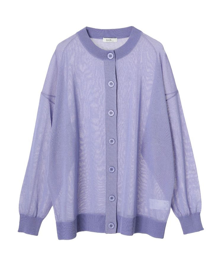 earth music&ecology「シアーニットカーディガン」|カーディガン|