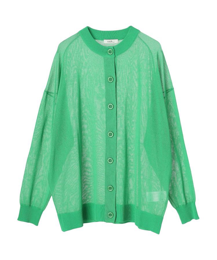 earth music&ecology「シアーニットカーディガン」|カーディガン|