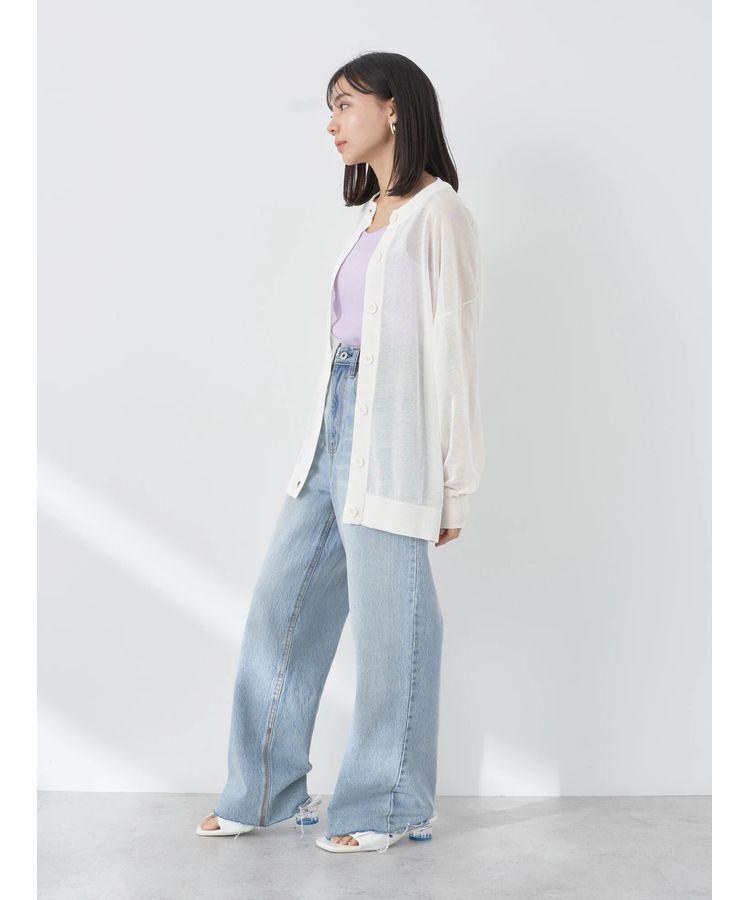 earth music&ecology「シアーニットカーディガン」|カーディガン|
