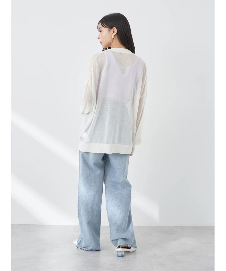 earth music&ecology「シアーニットカーディガン」|カーディガン|