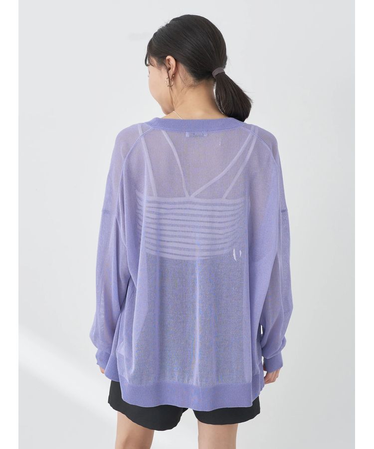 earth music&ecology「シアーニットカーディガン」|カーディガン|