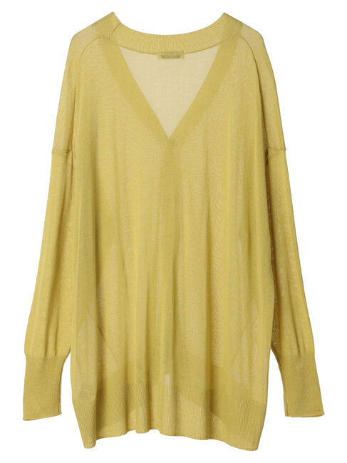 earth music&ecology「接触冷感シアーBIGカーディガン」|カーディガン|