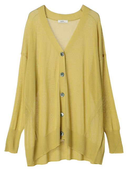 earth music&ecology「接触冷感シアーBIGカーディガン」|カーディガン|