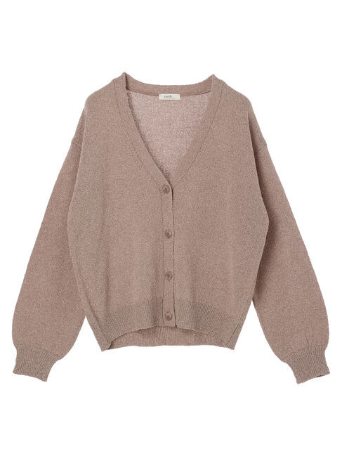 earth music&ecology「ブークレVネックカーディガン」|カーディガン|