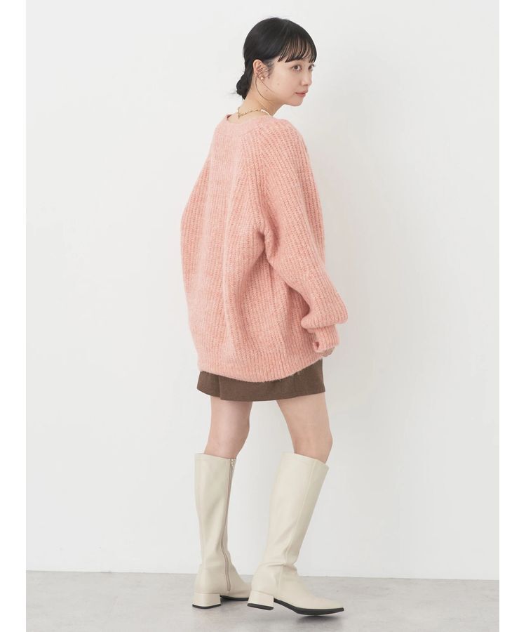 earth music&ecology「フワフワMIXヤーンカーディガン」|カーディガン|