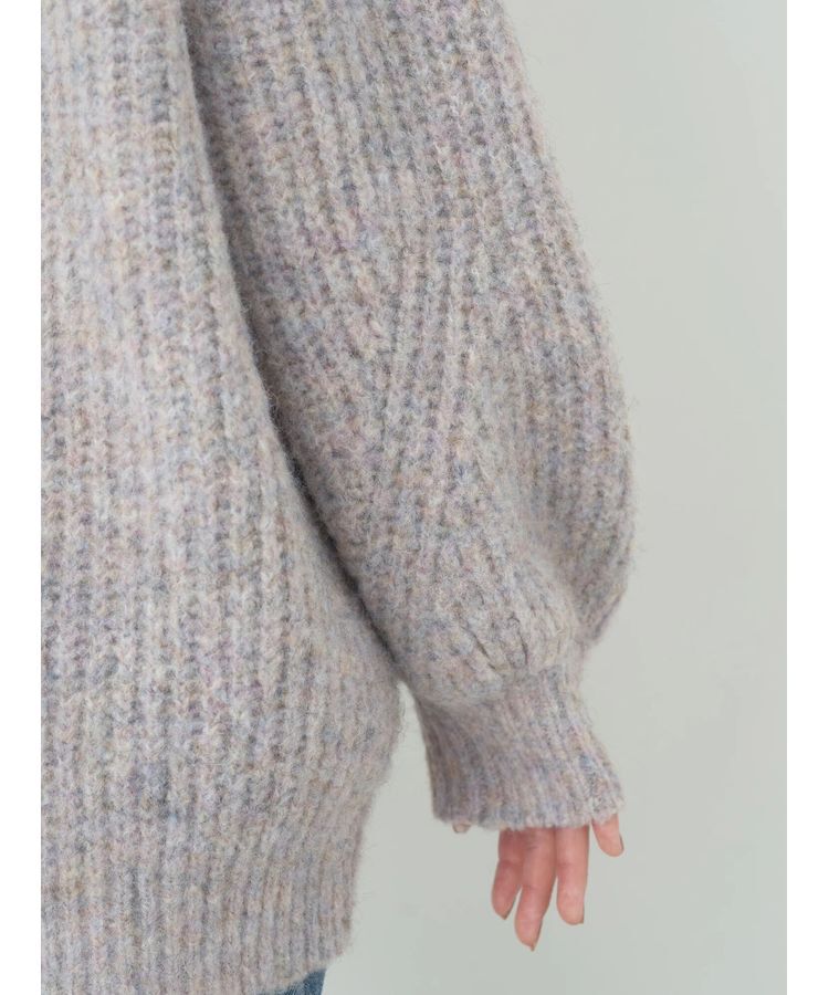 earth music&ecology「フワフワMIXヤーンカーディガン」|カーディガン|