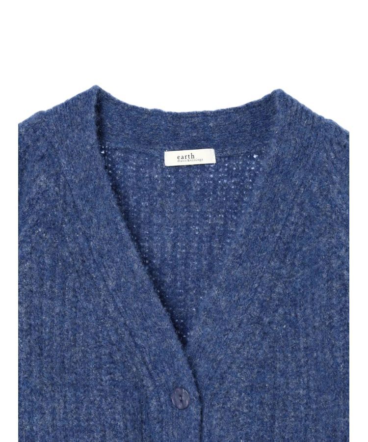 earth music&ecology「フワフワMIXヤーンカーディガン」|カーディガン|