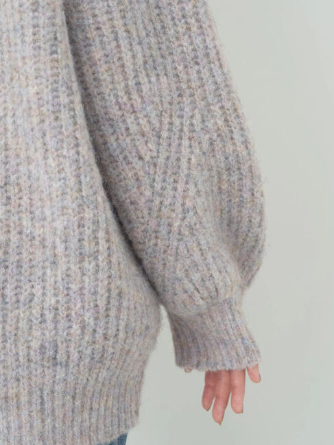 earth music&ecology「フワフワMIXヤーンカーディガン」|カーディガン|