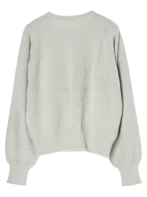 earth music&ecology「ミニシャギーパールボタンカーディガン」|カーディガン|