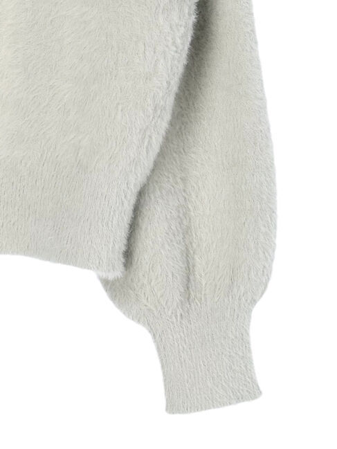 earth music&ecology「ミニシャギーパールボタンカーディガン」|カーディガン|