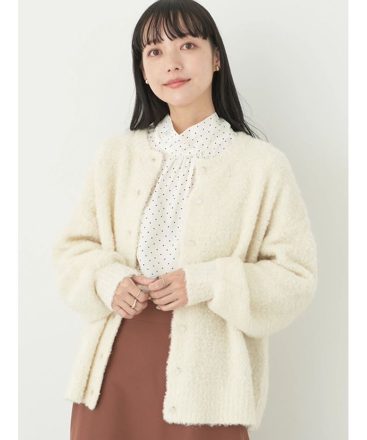 earth music&ecology「ブークレカーディガン」|カーディガン|Ivory