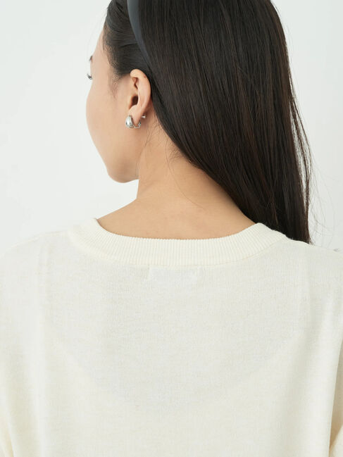 earth music&ecology「プリーツドッキングカーディガン」|カーディガン|