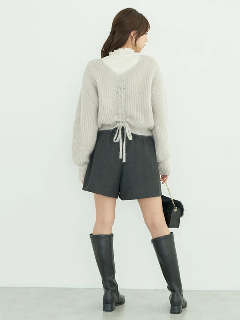 earth music&ecology「ねこ毛ライク2wayボレロ」|カーディガン|