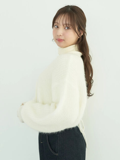 earth music&ecology「ねこ毛ライク2wayボレロ」|カーディガン|