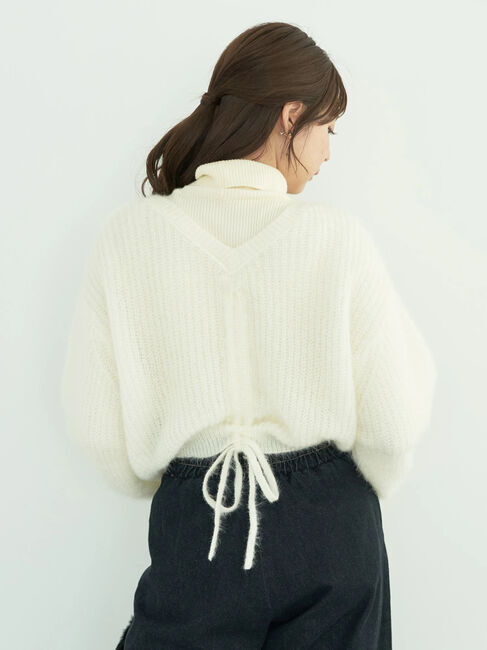 earth music&ecology「ねこ毛ライク2wayボレロ」|カーディガン|