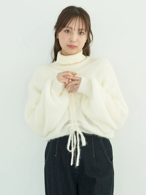 earth music&ecology「ねこ毛ライク2wayボレロ」|カーディガン|