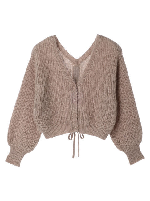 earth music&ecology「ねこ毛ライク2wayボレロ」|カーディガン|