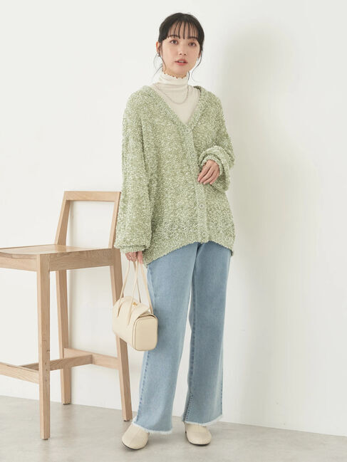 earth music&ecology「ぽこぽこヤーンカーディガン」|カーディガン|