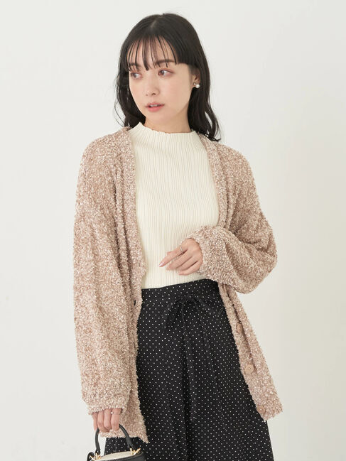 earth music&ecology「ぽこぽこヤーンカーディガン」|カーディガン|