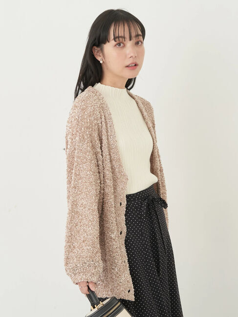 earth music&ecology「ぽこぽこヤーンカーディガン」|カーディガン|