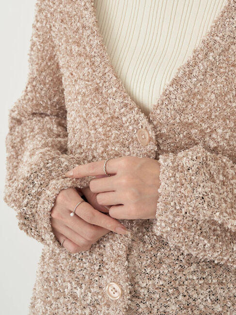 earth music&ecology「ぽこぽこヤーンカーディガン」|カーディガン|