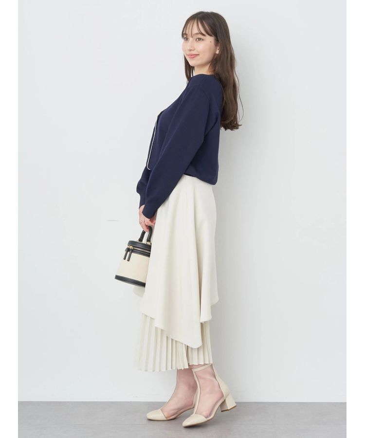 earth music&ecology「ちびスカラップカーディガン」|カーディガン|