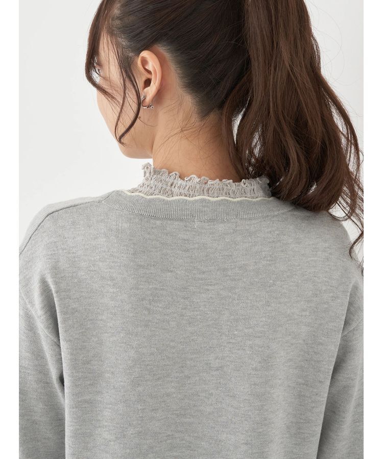 earth music&ecology「ちびスカラップカーディガン」|カーディガン|