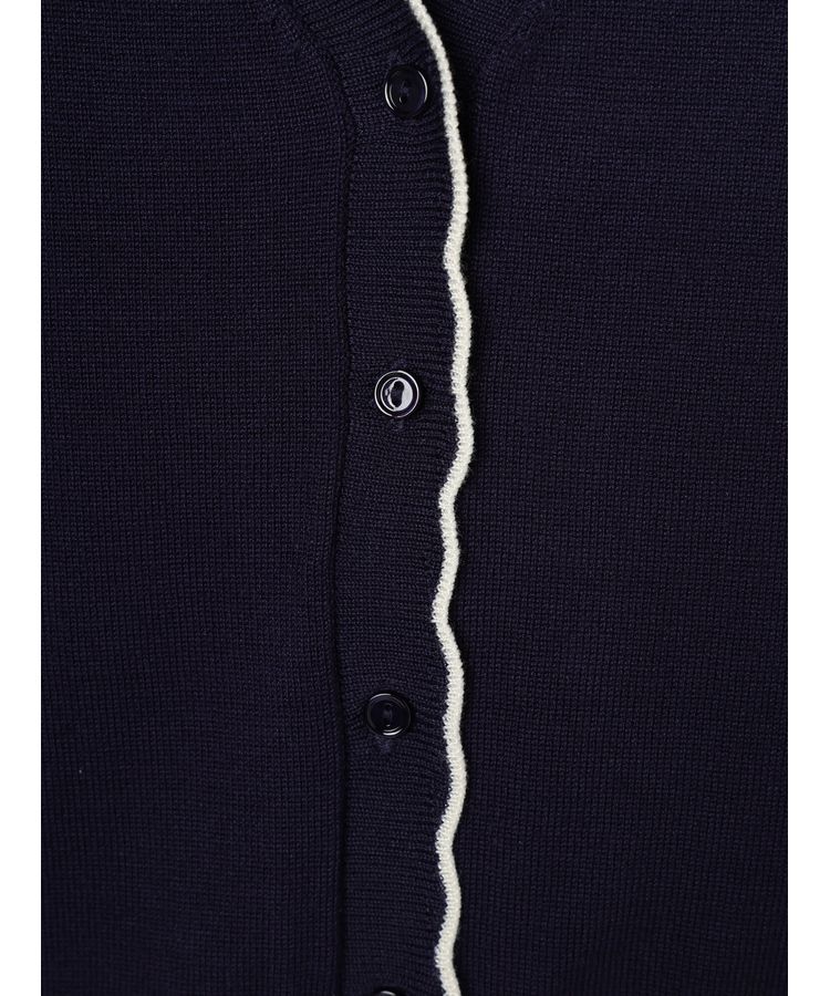 earth music&ecology「ちびスカラップカーディガン」|カーディガン|