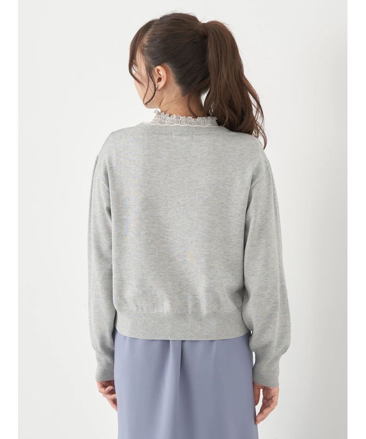 earth music&ecology「ちびスカラップカーディガン」|カーディガン|