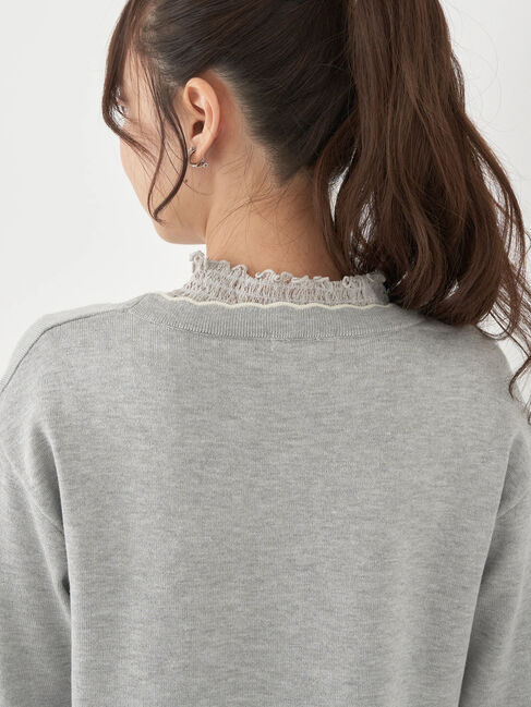 earth music&ecology「ちびスカラップカーディガン」|カーディガン|