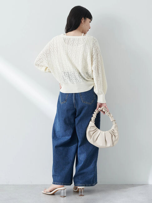 earth music&ecology「キラキラボタンハートカーディガン」|カーディガン|