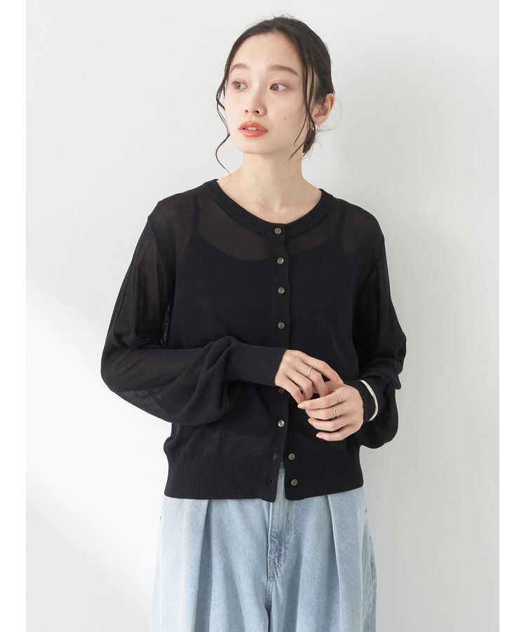 earth music&ecology「シアークルーカーディガン」|カーディガン|