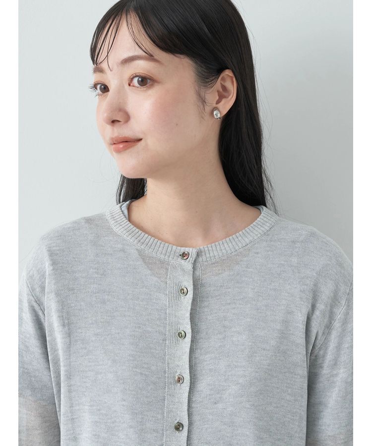 earth music&ecology「シアークルーカーディガン」|カーディガン|