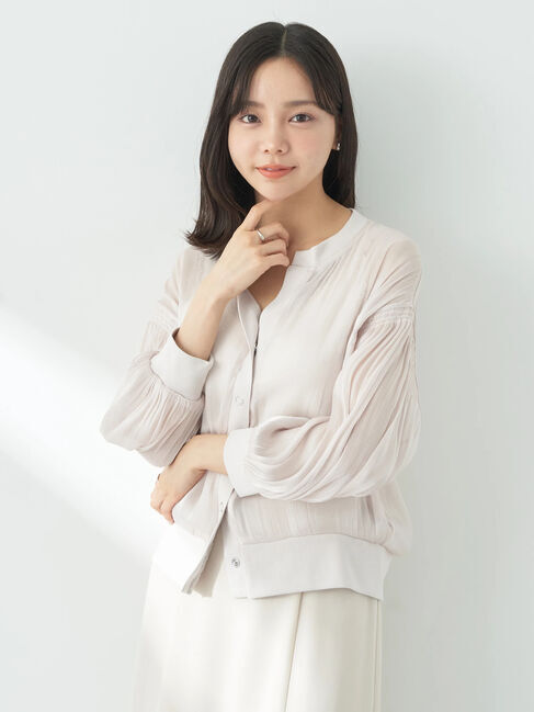 earth music&ecology「シアーラメカーディガン」|カーディガン|