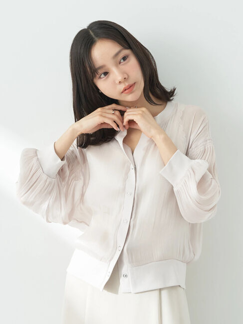 earth music&ecology「シアーラメカーディガン」|カーディガン|