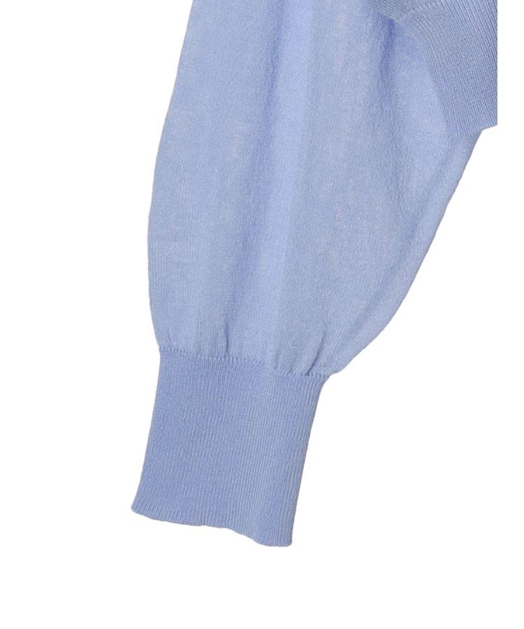 earth music&ecology「シアーラメVネックカーディガン」|カーディガン|