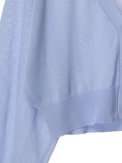 earth music&ecology「シアーラメVネックカーディガン」|カーディガン|