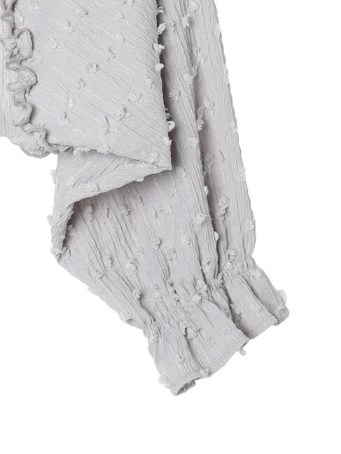 earth music&ecology「ふくれジャガードボレロ」|カーディガン|